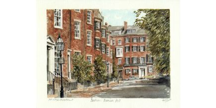 Beacon Hill, Boston, USA by Philip & Glyn Martin